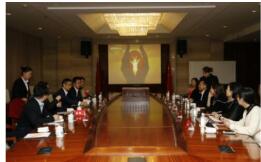 国际会计师事务毕马威浙江团到三生参观交流