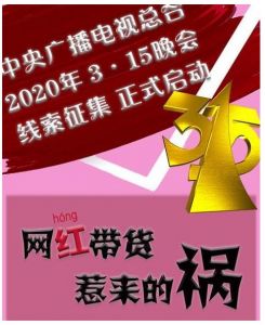 315严查电商直播 带货网红们小心了
