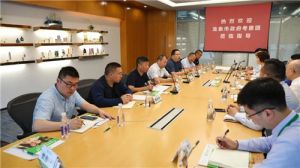 浙江省龙泉市副市长杨洪斌莅临绿叶洽谈战略合作</a>