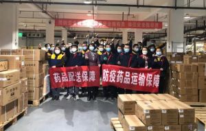 吴迺峰总裁慰问陕西天士力物流抗疫一线员工