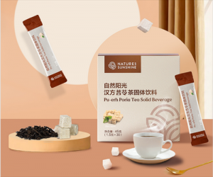 轻脂轻生活 自然阳光新品普苓茶重磅登陆星选直播间