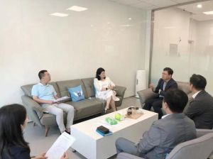 高新区领导实地走访艾多美（中国）有限公司