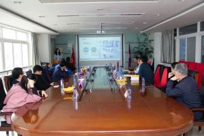 威海市异地商会秘书长莅临威海紫光进行参观交流