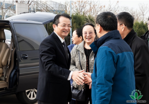 绿世界国际非洲区域张良军总裁莅临天津总部指导工作