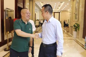 绿之韵胡国安参加长沙市益阳商会换届大会