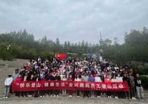 金诃藏药组织青海总部职工开展登山比赛活动