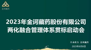 2023年金诃藏药两化融合管理体系贯标启动会隆重召开