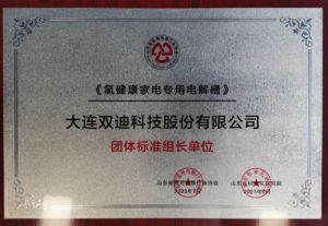 双迪获一项氢健康相关团体标准组长单位荣誉