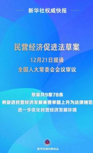 “趋利执法”即将终结！民营经济促进法草案已提请人大常委会审议