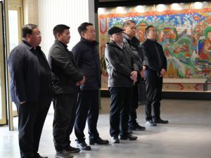 青海省藏医院院长东雷一行莅临金诃藏药参观调研