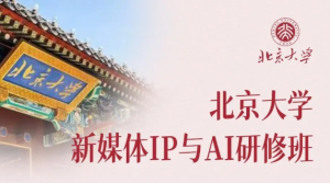 北大新媒体IP与AI研修班招生中，仅需4980元圆你北大梦，1月16—18日北京大学见！