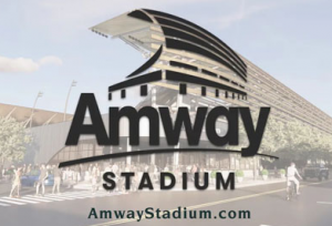 新LOGO亮相 安利1.75亿美元体育场新标志