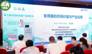 安发高益槐出席第七届中国食用菌产业博览会